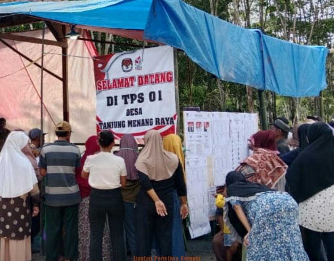 Desa Tanjung Menang Raya Diduga PPS dan KPPS Menyimpangkan Anggaran Pembuatan TPS